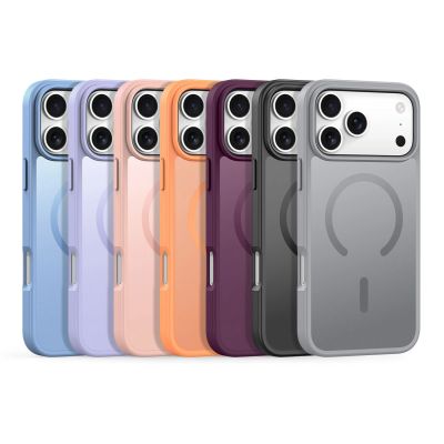 9. Etui Dux Ducis Yind na iPhone 18 Pro / 17 Pro kompatybilne z MagSafe - wiśniowe