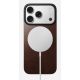 2. NOMAD Magnetic Leather Back - nakładka magnetyczna na iPhone 18 Pro / 17 Pro kompatybilna z MagSafe, skóra Horween (rustic brown)