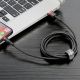 5. Kabel Baseus Cafule USB-A / Lightning 2.4A QC 3.0 1 m - czarno-czerwony