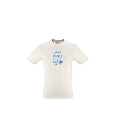 Koszulka męska MILLET Cdg Chamonix Logo Ts Ss M beżowa