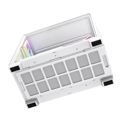 6. MODECOM OBUDOWA VOLCANO STELLAR PLUS ARGB MIDI 5F WHITE