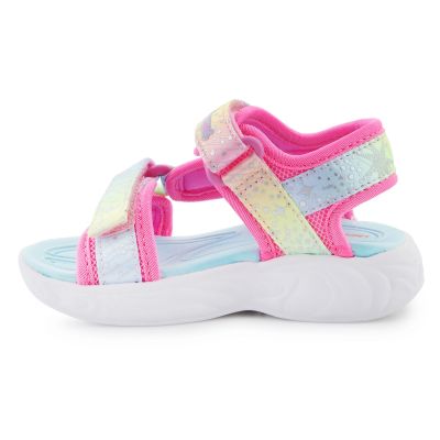 4. Sandały Skechers S-Lights Unicorn Dreams Sandal-Majestic Bliss Jr 302682N-PKMT