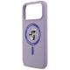 6. Etui Karl Lagerfeld Silicone Karl&Choupette Ring MagSafe na iPhone 18 Pro Max / 17 Pro Max - fioletowe