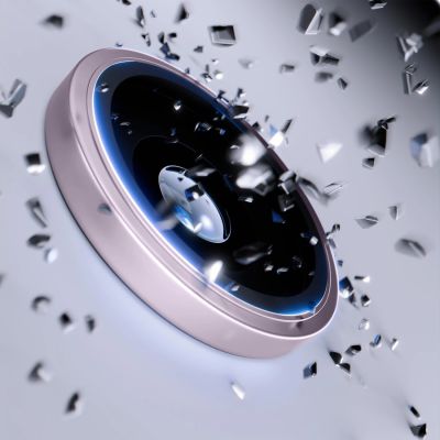 13. Szkło hartowane na obiektyw aparatu 3mk Lens Protection Pro do iPhone 16e  - fioletowe