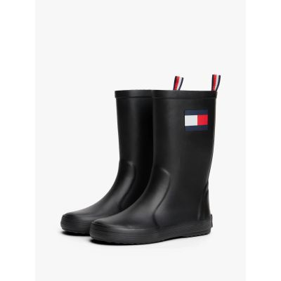 2. Tommy Hilfiger kalosze FLAG RAIN BOOT T3XC-33923-0047999 BLACK