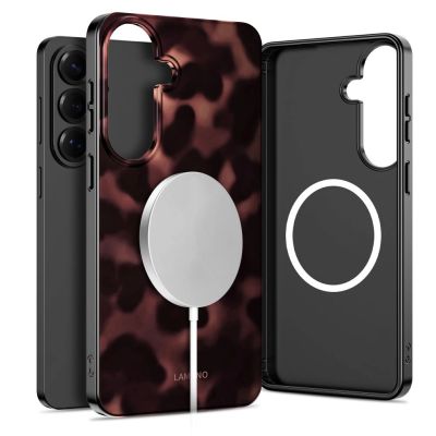 2. Etui Tech-Protect Lamano MagSafe na Samsung Galaxy A36 / A37 5G - czarno-brązowe