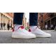 7. Sneakersy K-swiss LOZAN KLUB LTH WHITE/MARS RED/SNOW WHITE-M (07263-113-M)