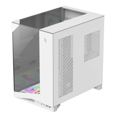 11. GameMax NEX C56 VC WH zabezpieczenia & uchwyty komputerów Midi Tower Biały