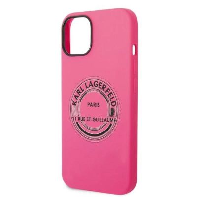 6. Etui Karl Lagerfeld Silicone RSG na iPhone 14 Plus - różowe