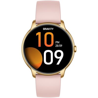 7. Smartwatch Gravity Złoty Pasek + Bransoleta GT31-1