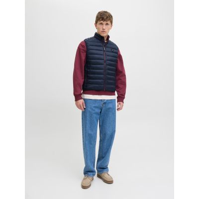 3. Jack&Jones męska kamizelka bezrękawnik JJEBRADLEY LIGHT BODYWARMER COLLAR NOO 12280973 SKY CAPTAIN