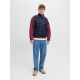 3. Jack&Jones męska kamizelka bezrękawnik JJEBRADLEY LIGHT BODYWARMER COLLAR NOO 12280973 SKY CAPTAIN