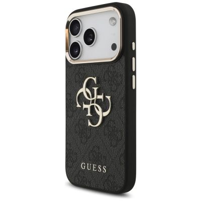 2. Etui Guess 4G Big 4G Classic Logo na iPhone 17 Pro - czarno-złote