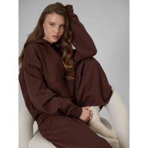 Bluza dresowa regular z kapturem damska 4F 4FRSS26TSWSF2926-80S