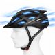 5. Kask rowerowy MTB Wozinsky z odpinanym daszkiem i tylną lampką USB 57-62 cm - czarny