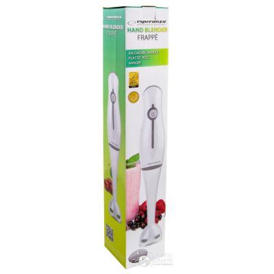 9. Blender ręczny Esperanza Frappe EKM001E (250W; kolor szary)