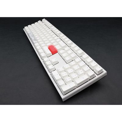 6. Ducky ONE 2 White Edition klawiatura Uniwersalne USB Niemiecki Biały