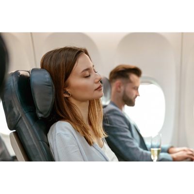 5. Lamax Clips1 ANC Zestaw słuchawkowy Bezprzewodowy Douszny Połączenia/muzyka USB Type-C Bluetooth Czarny