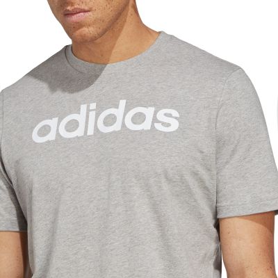 17. Koszulka adidas Essentials Single Jersey Linear Embroidered Logo Tee M IC9277
