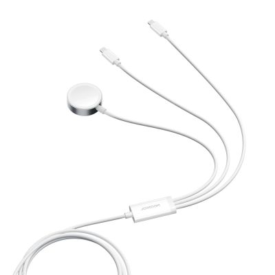 7. Kabel 3 w 1 Joyroom S-IW007 magnetyczna ładowarka USB-A - Lightning 1.2m - biały