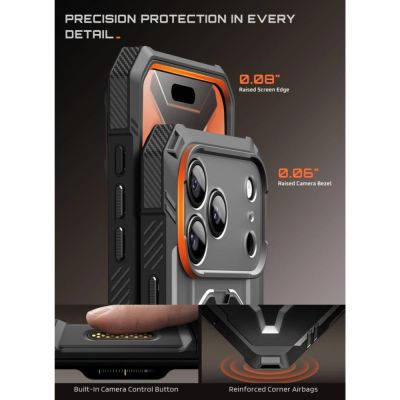 10. Etui Supcase Grip Pro Mag MagSafe na iPhone 18 Pro Max / 17 Pro Max - czarne
