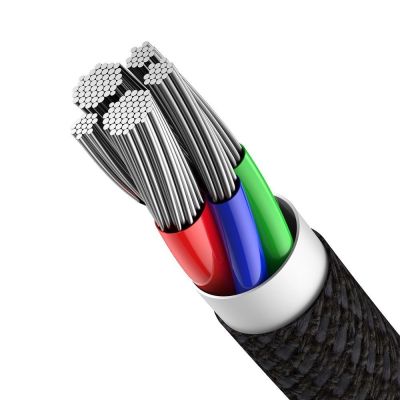 8. Kabel Baseus CATLGD-A01 Lightning - USB-C PD 20W 480Mb/s 2m - czarny