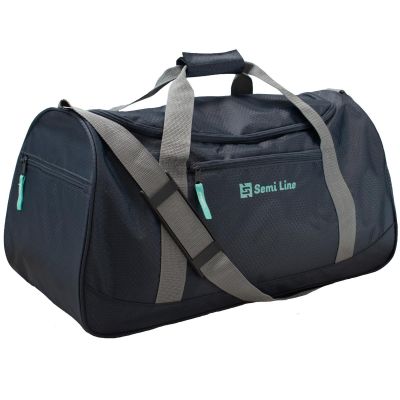 3. TORBA SPORTOWA A3043 GRAFIT-SZARY SEMI LINE