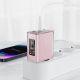 9. Acefast ładowarka GaN 65W 3 porty (1xUSB, 2xUSB C) fioletowa (A45)