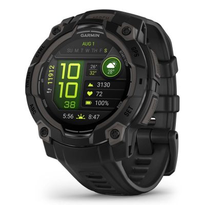 Zegarek sportowy Garmin Instinct 3 AMOLED 45mm Czarny