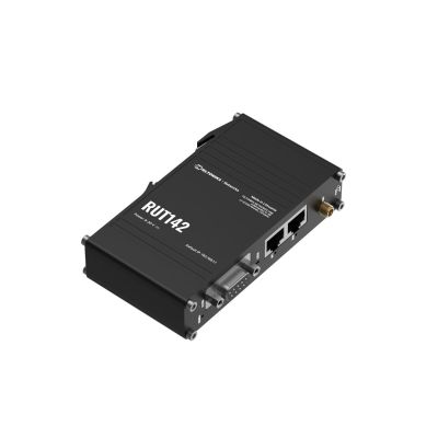 6. Teltonika Router przemysłowy RUT142 WiFi 4, RS232, 2x RJ45 100Mb/s, IP30