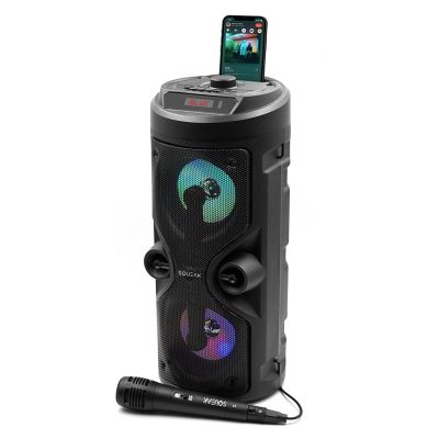 20. SQUEAK GŁOŚNIK KARAOKE HARMONY BLUETOOTH 5.0, RADIO FM, MICROSD, AUX, USB SQ1004