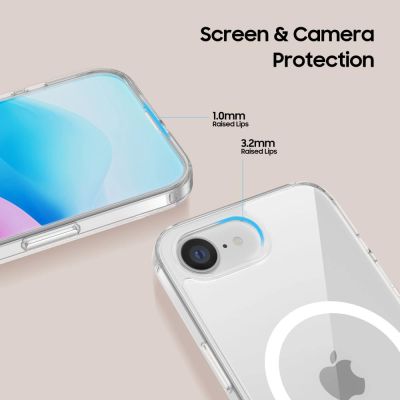 4. Etui Tech-Protect FlexAir Hybrid MagSafe na iPhone 16e / 17e - przezroczyste