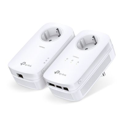 TP-Link TL-PA8033P KIT Karta sieciowa do PowerLine 1300 Mbit/s Przewodowa sieć LAN Biały 2 szt.