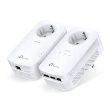 TP-Link TL-PA8033P KIT Karta sieciowa do PowerLine 1300 Mbit/s Przewodowa sieć LAN Biały 2 szt.