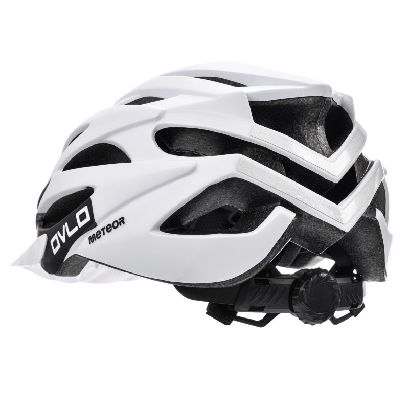 9. Kask rowerowy Meteor Ovlo S 16859 52-56 cm biały