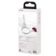 6. Kabel Baseus CATLGD-A02 Lightning - USB-C PD 20W 480Mb/s 2m - biały
