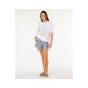 4. Koszulka damska RIP CURL Poolside Heritage Tee biała
