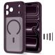 2. Etui Tech-Protect MagPeak MagSafe CC na iPhone 18 Pro / 17 Pro - dark cherry matowe