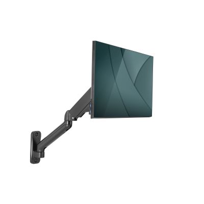 19. Uchwyt ścienny pojedynczy 1xLCD max 32" i 9kg z sprężyną gazową