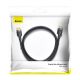 16. Kabel Baseus Cafule HDMI / HDMI 2.0 4K 60 Hz 3D 18 Gbps 2 m - czarny