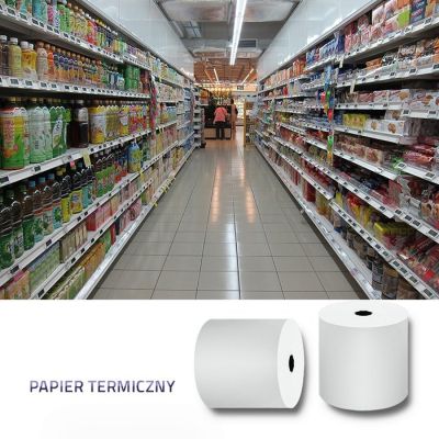 6. QOLTEC ROLKA TERMICZNA 80X80 | 55G/M2 | 10SZT. | BPA FREE