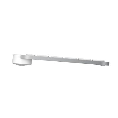 8. Klawiatura Logitech MX Keys S 920-011566 RF Wireless + Bluetooth QWERTZ Niemiecki Aluminium, Biała