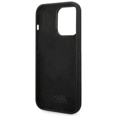 7. Etui Karl Lagerfeld Silicone Choupette Body na iPhone 14 Pro Max - czarne
