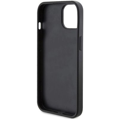 7. Etui Guess 4G Triangle Metal Logo na iPhone 14 / 15 / 13 - czarne