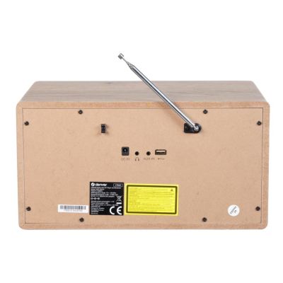 4. Denver MDA-525LW Osobisty odtwarzacz CD Drewno