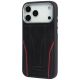 3. Etui Audi R8 Genuine Leather MagSafe do iPhone 17 Pro Max - czarno-czerwony