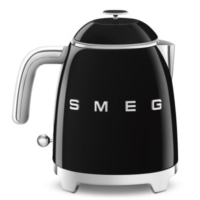 37. Czajnik SMEG mini 0,8L czarny Schwarz (KLF05BLEU)