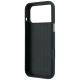 7. Etui Karl Lagerfeld Saffiano with Karl & Choupette Heads Pins & Logo na iPhone 18 Pro Max / 17 Pro Max - czarne