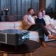 18. Projektor multimedialny Yaber K3 LCD FullHD 1080p z głosnikami JBL - czarny