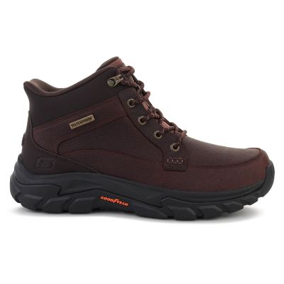 3. SKECHERS SLIP-INS WATERPROOF RELAXED FIT: RESPECTED 2.0 - ORSON 205652-RDBR